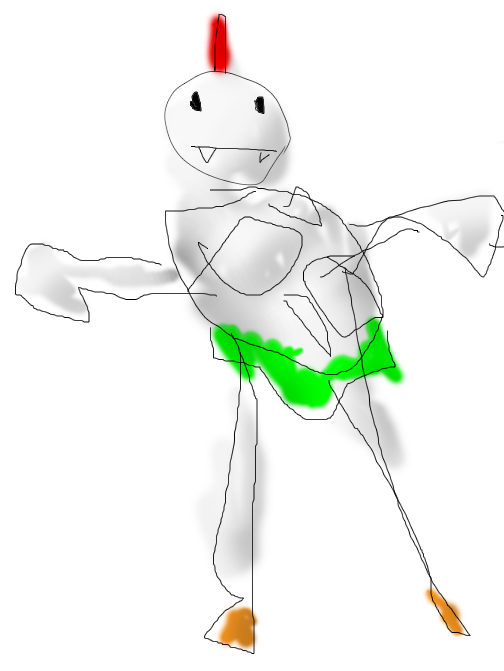 きんにくにわとりとみどりぱんつ